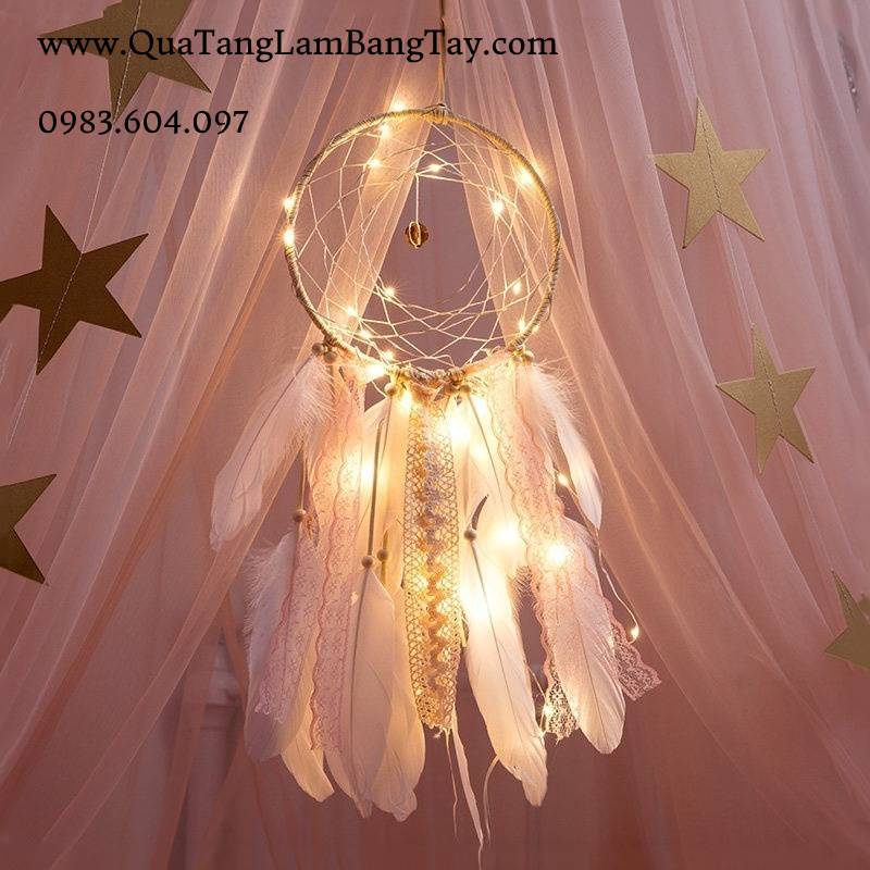 dreamcatcher gắn đèn 